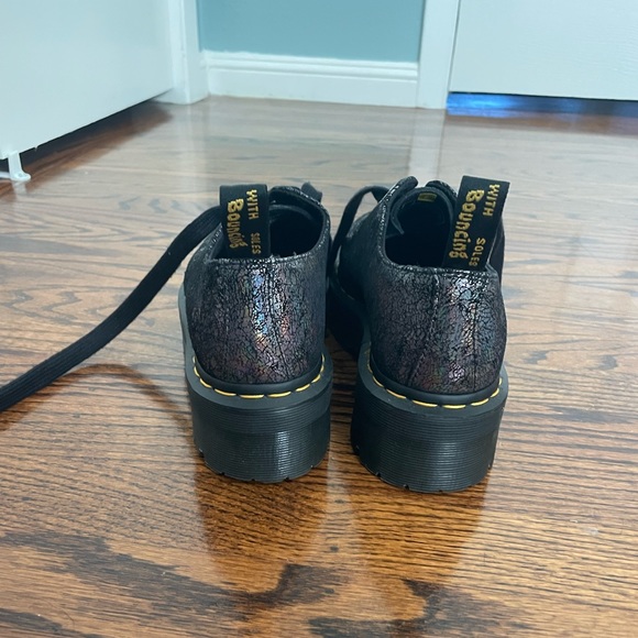 Dr. Marten Holly Iridescent Gunmetal Platform - Picture 6 of 8